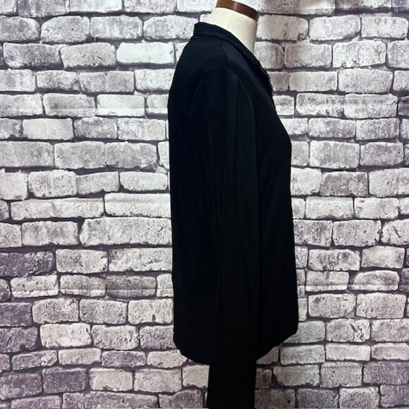 Chico's Travelers NWT Black Jacket Size M - Picture 5 of 6